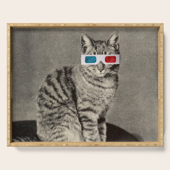 Holy Moly cat Serving Tray Gallery Image 1