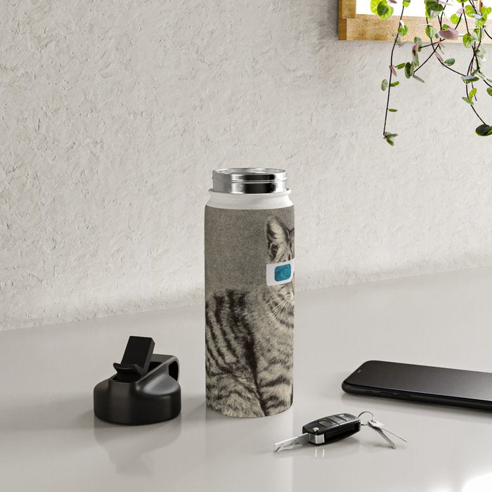 Holy Moly cat Water Bottle Gallery Image 4