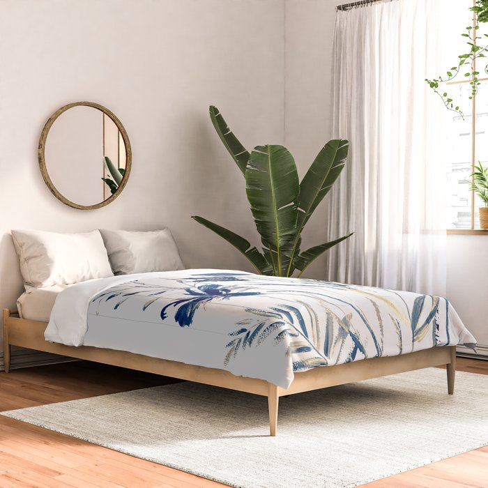 Blue flowers Comforter Gallery Image 2