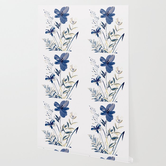 Blue flowers Wallpaper Gallery Image 2