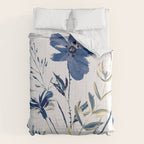 Blue flowers Comforter Gallery Image 6