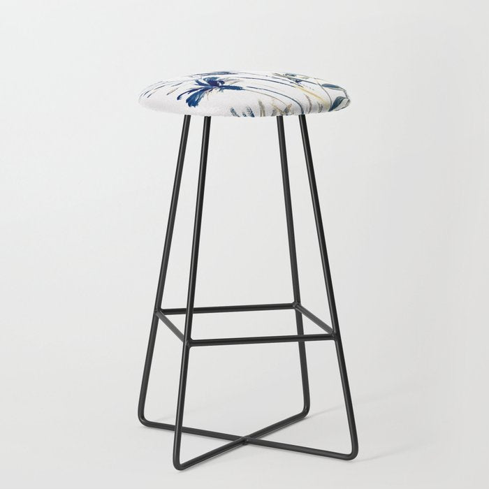Blue flowers Stool Gallery Image 1