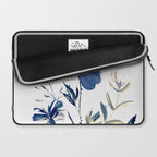 Blue flowers Laptop Sleeve Gallery Image 2