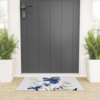 Blue flowers Welcome Mat Gallery Image 3