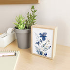 Blue flowers Mini Art Print Gallery Image 2