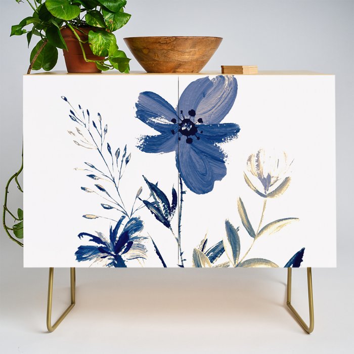 Blue flowers Credenza Gallery Image 1