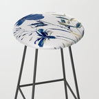 Blue flowers Stool Gallery Image 2