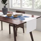 Blue flowers Table Runner Gallery Image 2