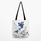 Blue flowers Tote Bag Gallery Image 2