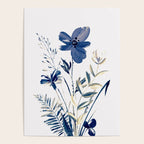 Blue flowers Poster Gallery Image 4