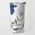 Blue flowers Travel Mug Gallery Image 2