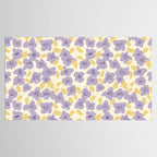 Big flowers Lanvender Tablecloth Gallery Image 2