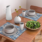 just sharks cobalt denim Placemat Gallery Image 2