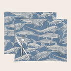 just sharks cobalt denim Placemat Gallery Image 1