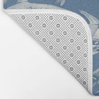 just sharks cobalt denim Bath Mat Gallery Image 2