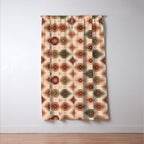Southwest native Aztec diamonds kilim Window Curtain Gallery Image 3