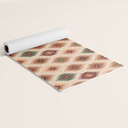 Southwest native Aztec diamonds kilim Yoga Mat Gallery Image 2