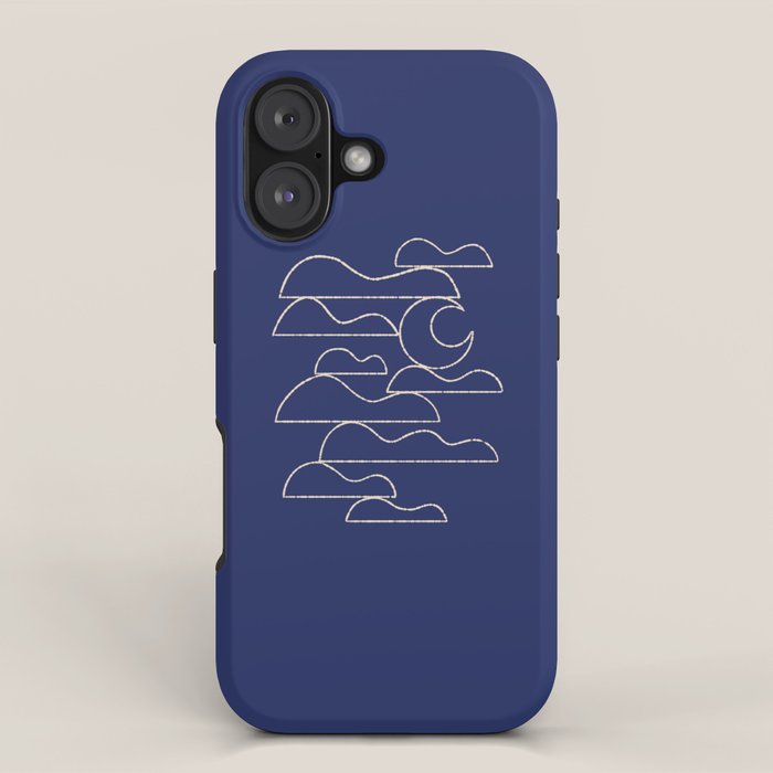 Moon And Cloudscape No. 1 iPhone Case Gallery Image 1