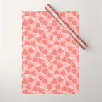 Pink Strawberries Wrapping Paper Gallery Image 1