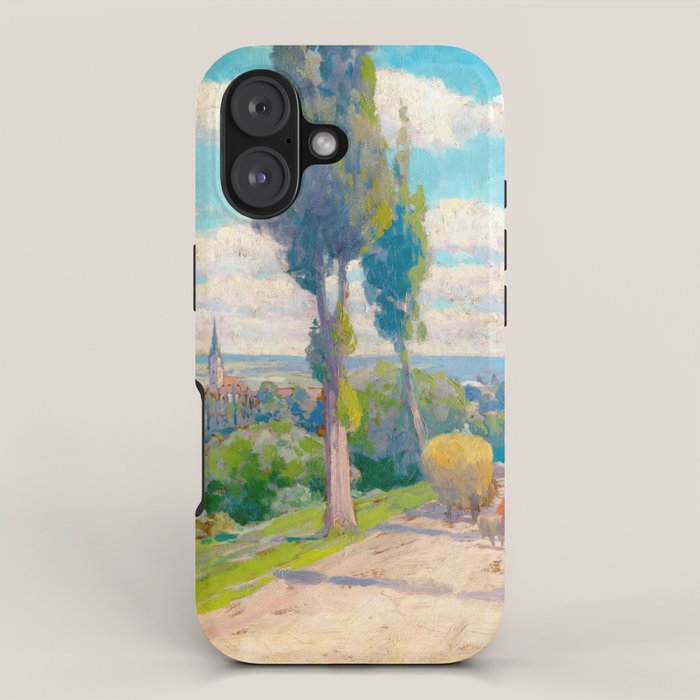 Ludovit Csordak,View of Spisska Nova Ves iPhone Case Gallery Image 1