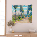 Ludovit Csordak,View of Spisska Nova Ves Wall Tapestry Gallery Image 2