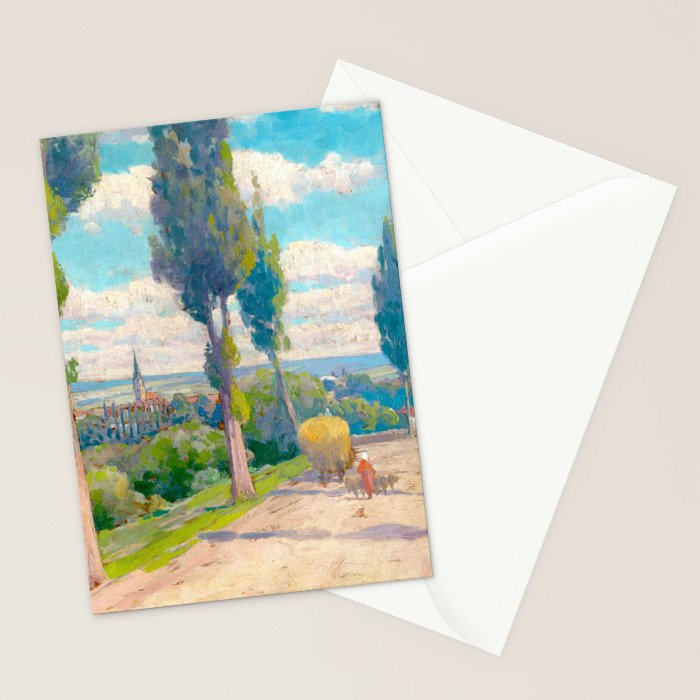 Ludovit Csordak,View of Spisska Nova Ves Stationery Card Gallery Image 2