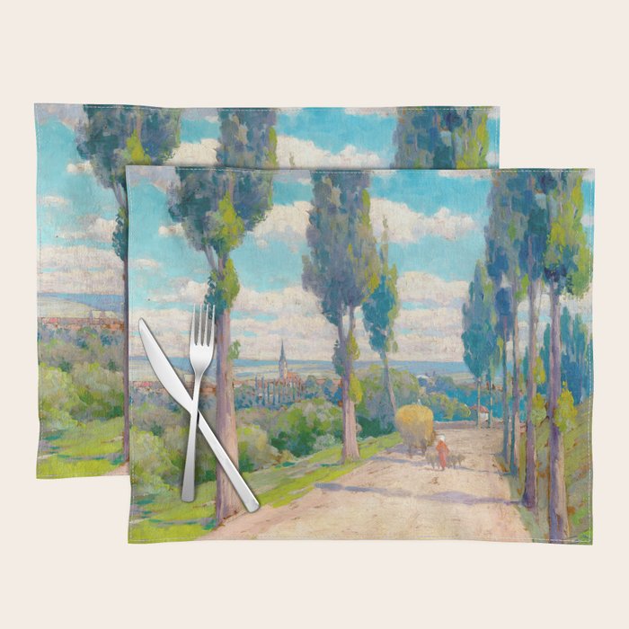 Ludovit Csordak,View of Spisska Nova Ves Placemat Gallery Image 1