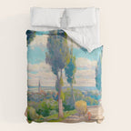Ludovit Csordak,View of Spisska Nova Ves Duvet Cover Gallery Image 6