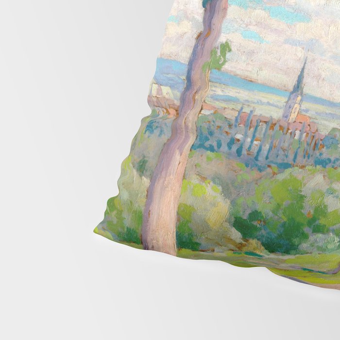 Ludovit Csordak,View of Spisska Nova Ves Pillow Sham Gallery Image 4