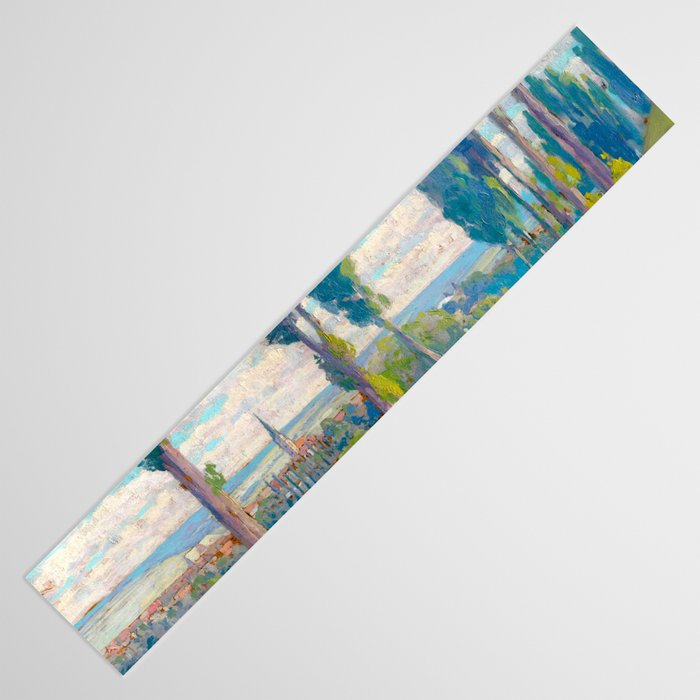 Ludovit Csordak,View of Spisska Nova Ves Table Runner Gallery Image 3