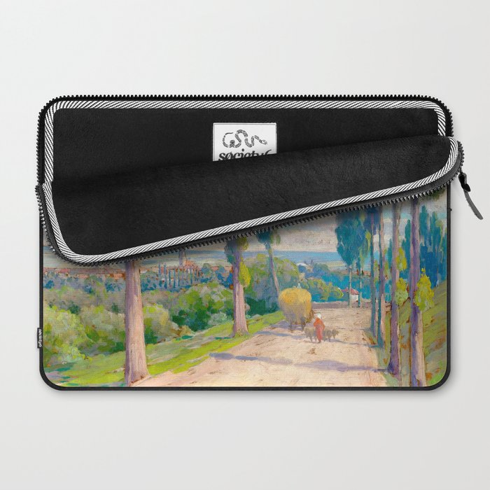 Ludovit Csordak,View of Spisska Nova Ves Laptop Sleeve Gallery Image 2