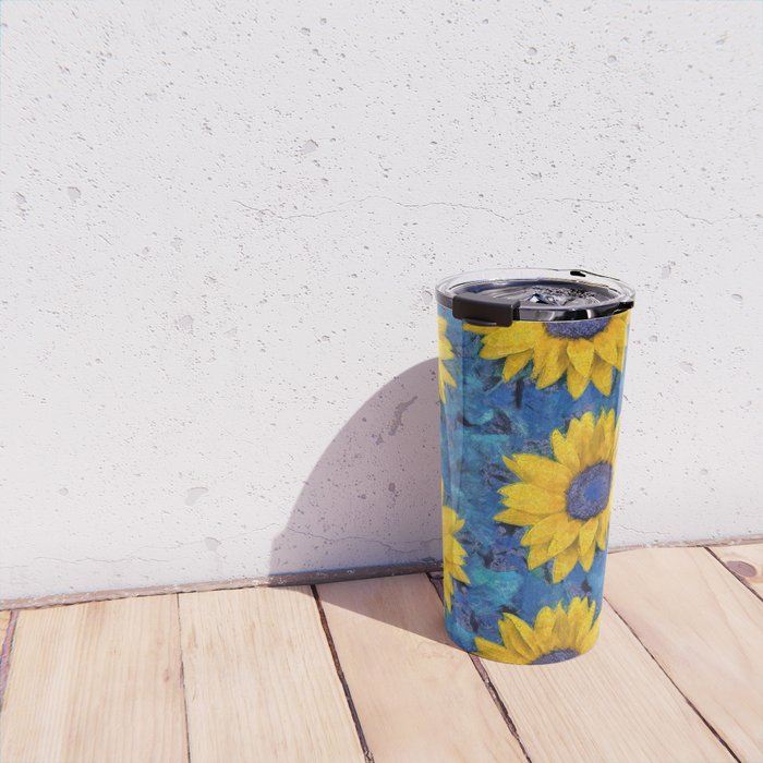 Sunflower Travel Mug Gallery Image 4