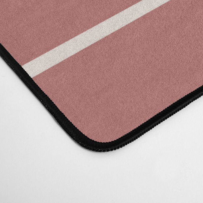 Minimal Arch LII Rose Modern Geometric Lines Desk Mat Gallery Image 4