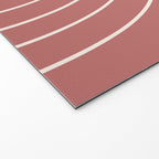 Minimal Arch LII Rose Modern Geometric Lines Welcome Mat Gallery Image 2
