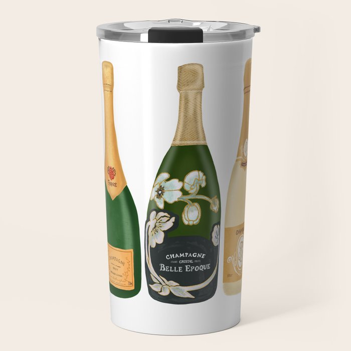 Champagne Bottles Travel Mug Gallery Image 1