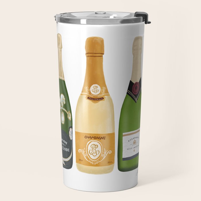 Champagne Bottles Travel Mug Gallery Image 2