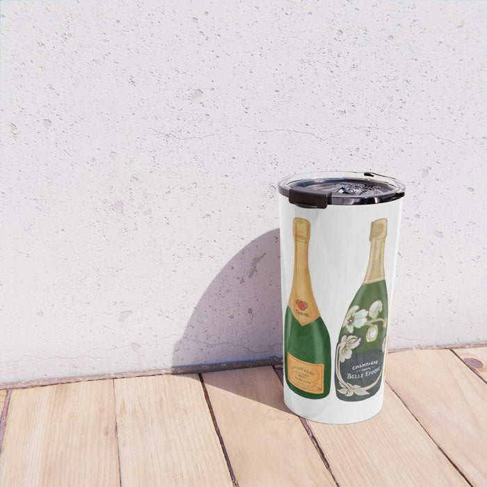 Champagne Bottles Travel Mug Gallery Image 4