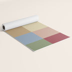 Bold Vintage Checks Pattern - Large XXI Yoga Mat Gallery Image 2