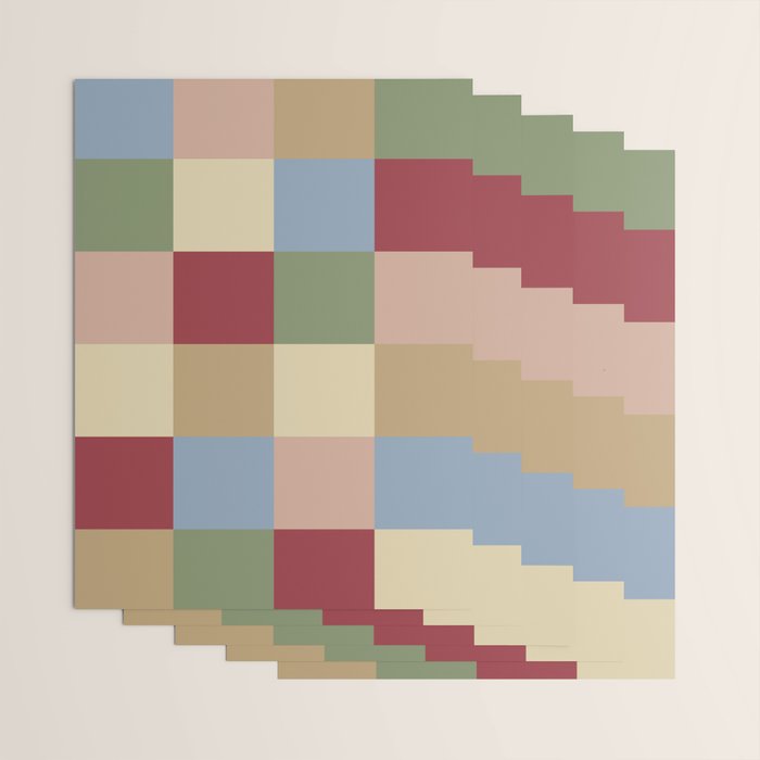 Bold Vintage Checks Pattern - Large XXI Wrapping Paper Gallery Image 3