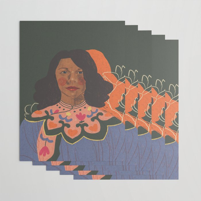 Tretchikoff lady Wrapping Paper Gallery Image 3