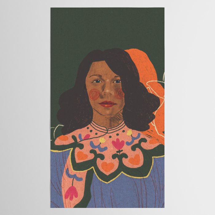 Tretchikoff lady Tablecloth Gallery Image 2