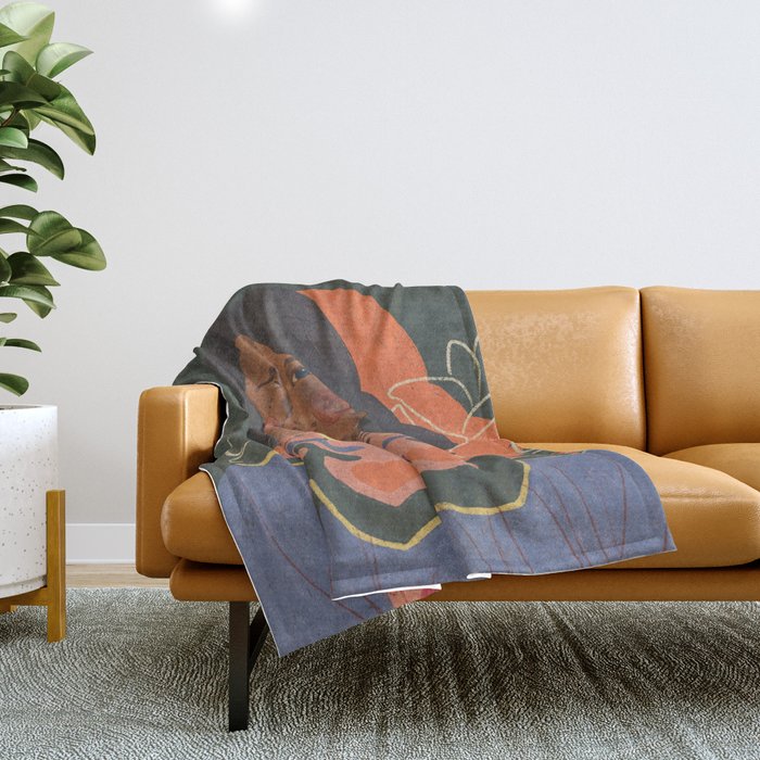 Tretchikoff lady Throw Blanket Gallery Image 1