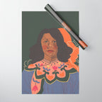 Tretchikoff lady Wrapping Paper Gallery Image 1