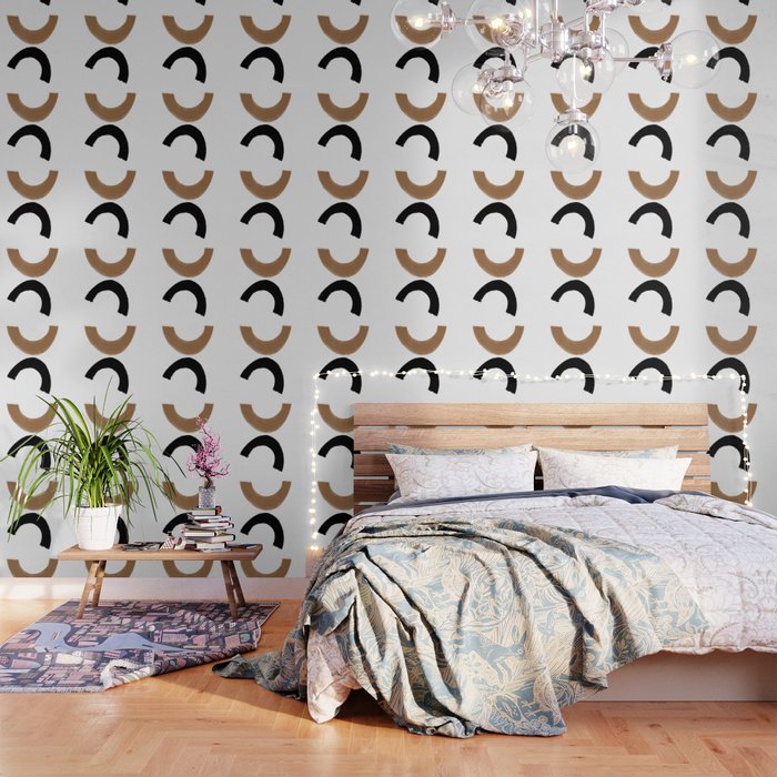 Beige and Black Collage Wallpaper Gallery Image 3