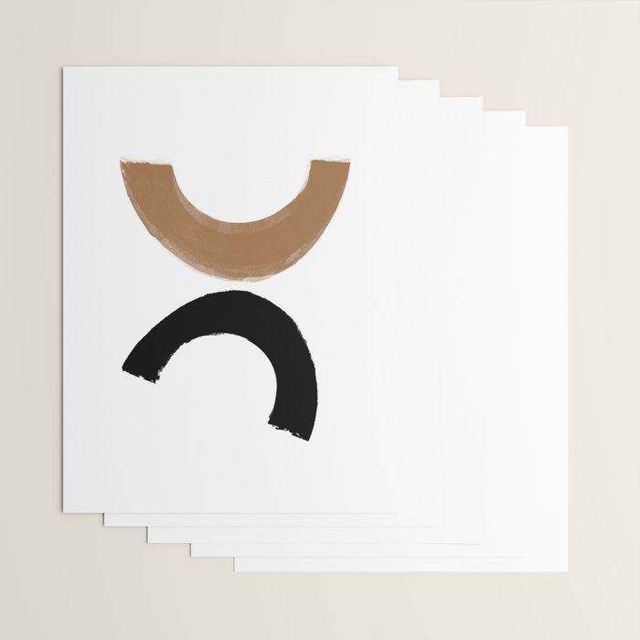 Beige and Black Collage Wrapping Paper Gallery Image 3