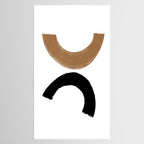 Beige and Black Collage Tablecloth Gallery Image 2