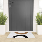 Beige and Black Collage Welcome Mat Gallery Image 3