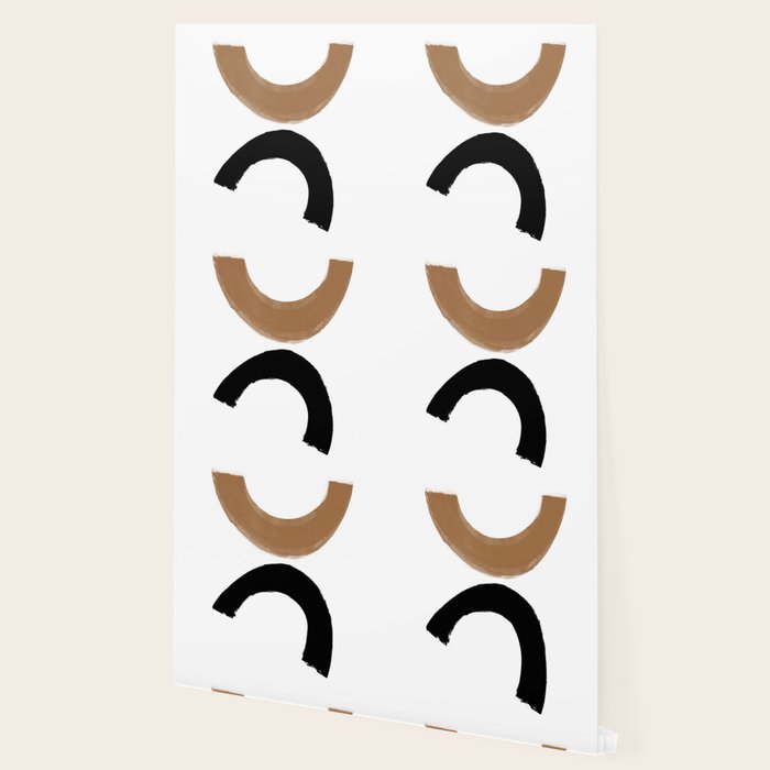Beige and Black Collage Wallpaper Gallery Image 2