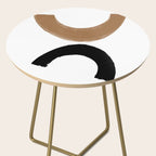 Beige and Black Collage Side Table Gallery Image 2