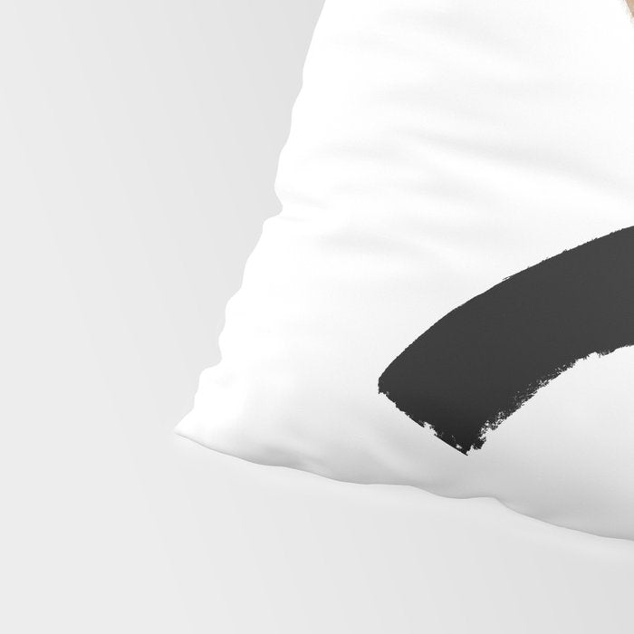 Beige and Black Collage Pillow Sham Gallery Image 4